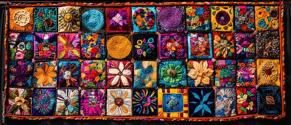 Fototapeta premium Vibrant Tapestry Showcasing Cultural Richness