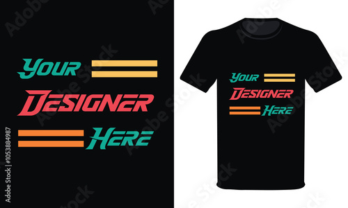 professional t shirt design template