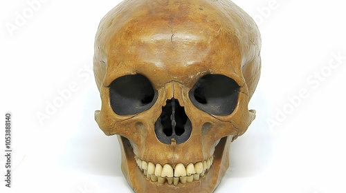Human Skull with Teeth, bones, anatomy, biology, science, medical