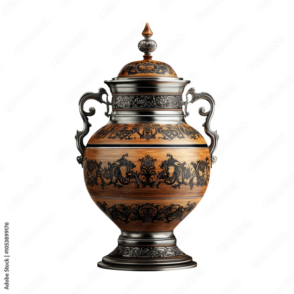 Ornate Decorative Vessel with Unique Design Ornate Decorative Vessel with Unique Design