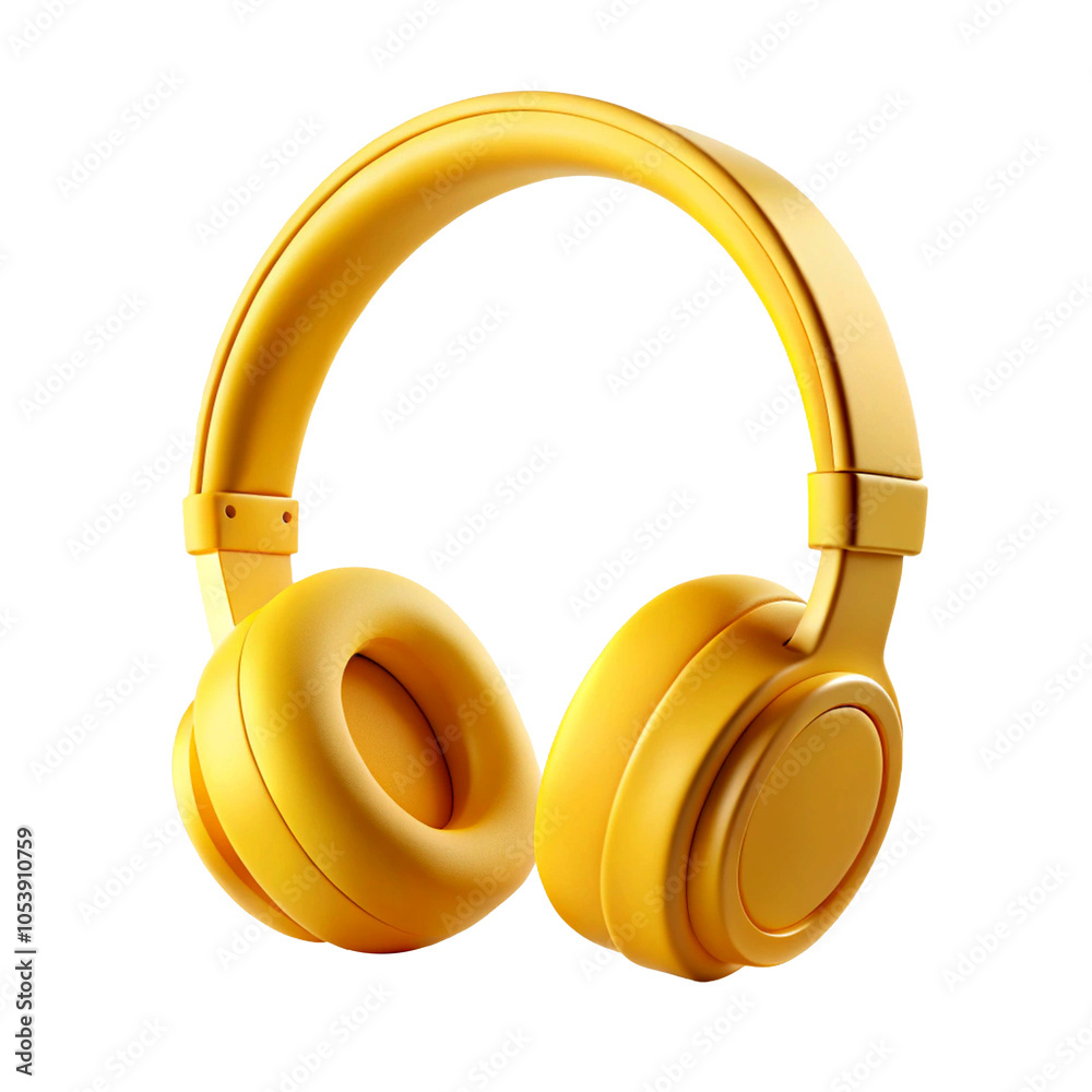Sleek 3D Render of Modern Headphones on a Crisp White Background for Product Showcase and Design Inspiration Sleek 3D Render of Modern Headphones on a Crisp White Background for Product Showcase and Design Inspiration