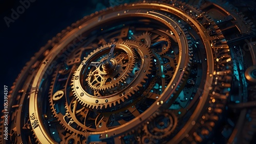 Wallpaper Mural Abstract image of time, nothing is for eternity, life, death, circle of life Torontodigital.ca