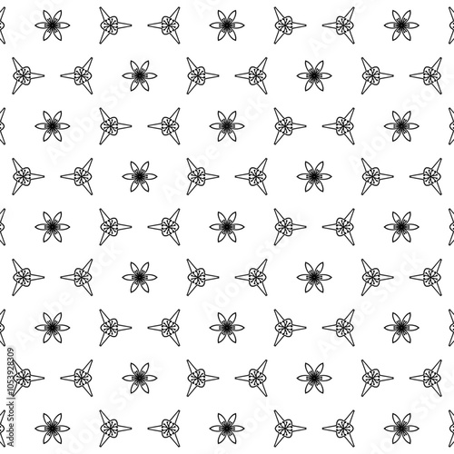 black and white seamless pattern