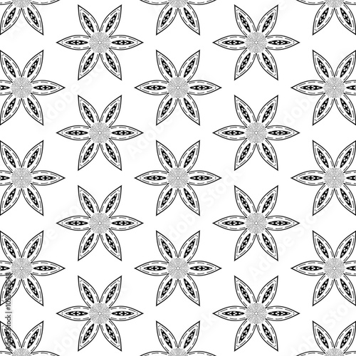 black and white seamless pattern