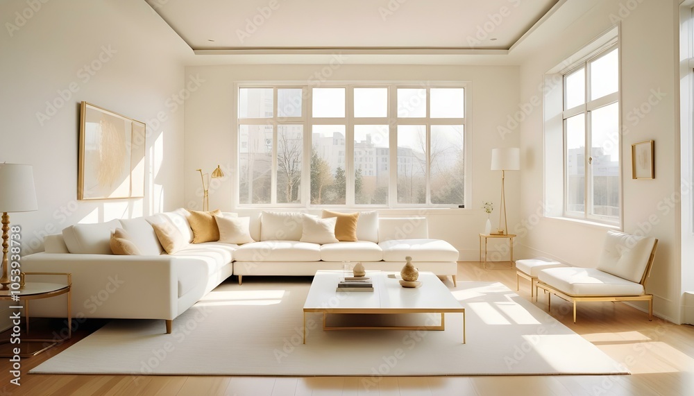 Photo interior modern design room 3d illustration Photo interior modern design room 3d illustration