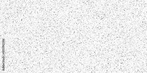 Terrazzo flooring consists of chips of marble texture. quartz surface white, black for bathroom or kitchen countertop. white paper texture background. rock stone marble backdrop textured illustration.