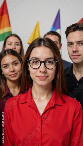 LGBTQ circle includes lesbians gays bisexuals transgenders and queers photo