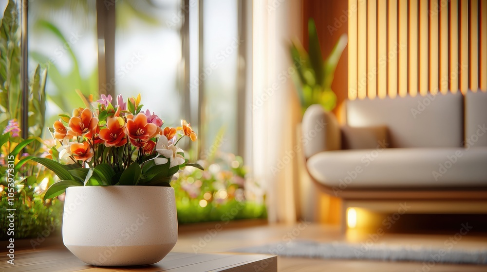 Serene Spa Station with Soothing Colors and Atmosphere Serene Spa Station with Soothing Colors and Atmosphere