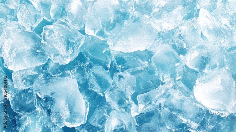 Abstract blue ice texture viewed from an aerial perspective. high quality illustration image Abstract blue ice texture viewed from an aerial perspective. high quality illustration image