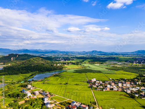 Building Beautiful Villages in China with Natural Ecological Countryside Scenery photo