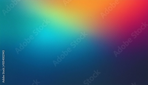 Abstract background, color AuroMetalSaurus gradient background with light leak and grainy texture. photo