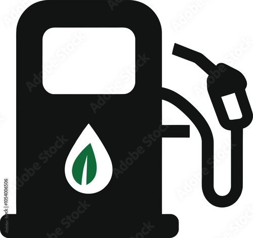 Fuel Pump Silhouette Icon