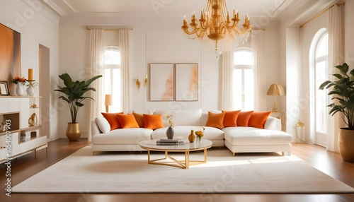 Wallpaper Mural Photo interior modern design room 3d illustration Torontodigital.ca