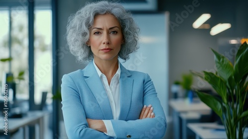 The Confident Businesswoman Portrait photo