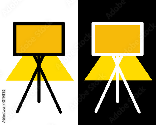 Illustration of decorative table lamps, standing lamps, suitable for decorating work or study rooms