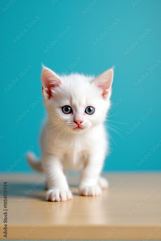 Obraz premium cute little kitten 