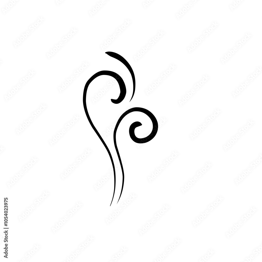 Obraz premium Doodle fire steam.