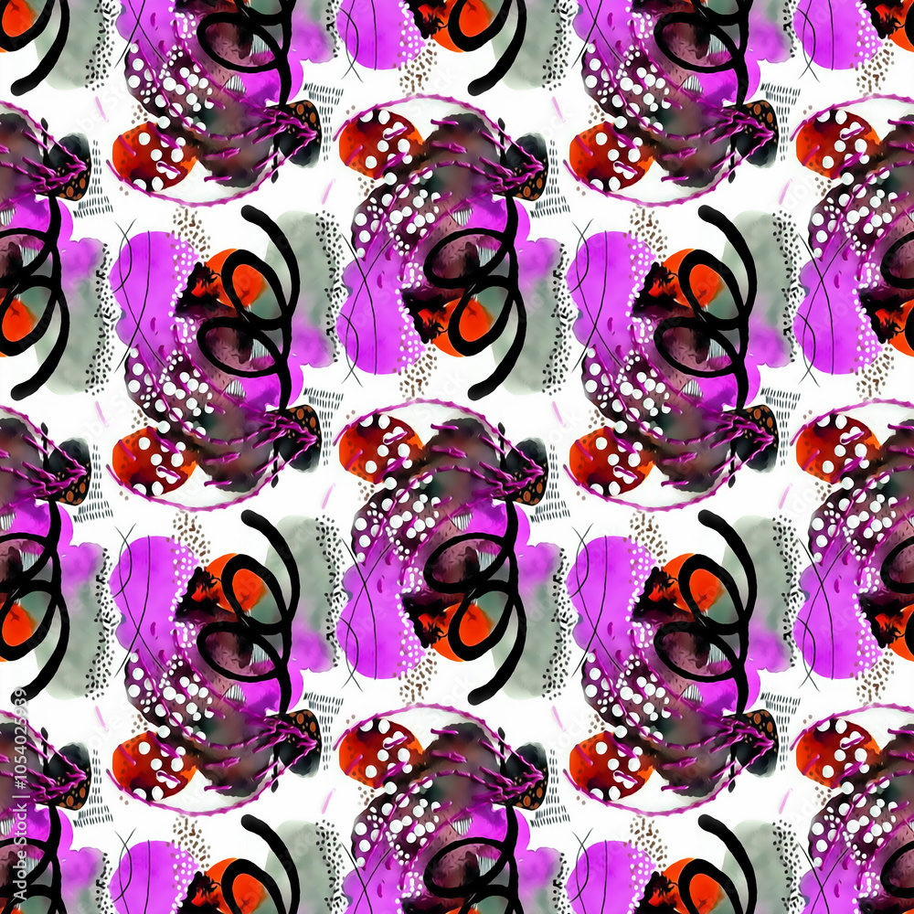 Fototapeta premium watercolor Shibori pattern, tie dye allover, textile, Shibori allover, dye pattern, watercolour pattern,design Abstract Print, Shibori print