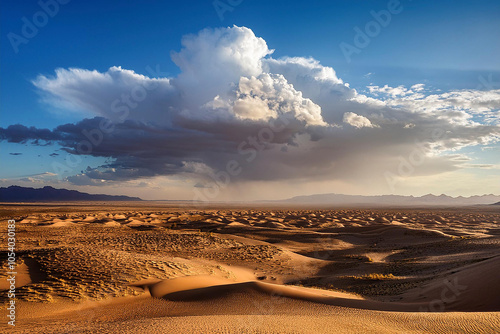 Siembra de nubes en los desiertos del planeta photo