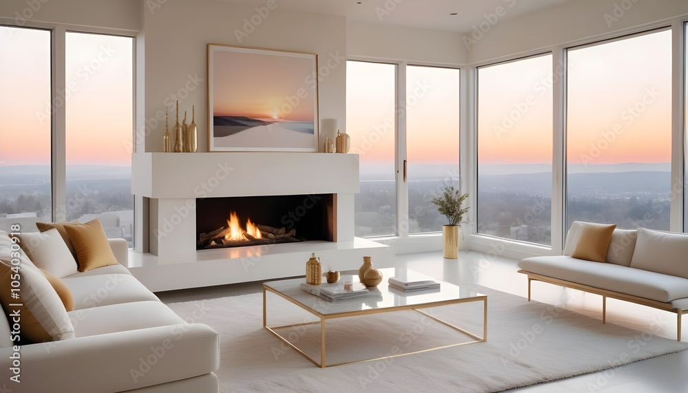 Fototapeta premium Photo interior modern design room