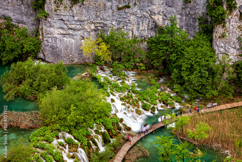 The National Park Plitvica in Croatia  photo