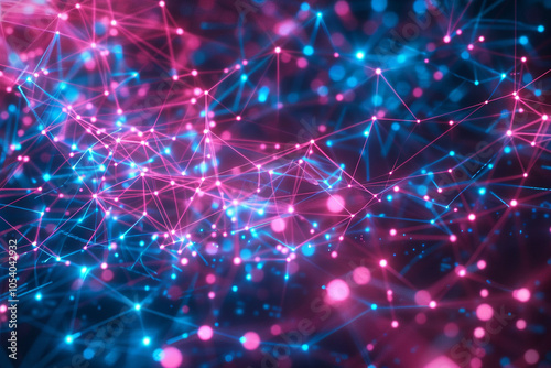 Abstract Network of Lights