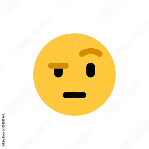Face with Raised Eyebrow Emoji

