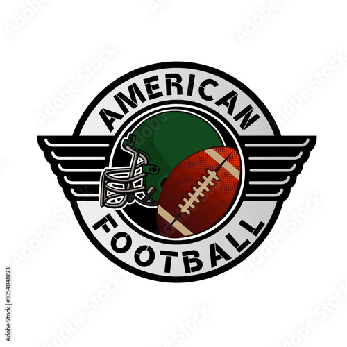 American Football Sports logo vector