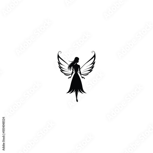 bird, eagle, vector, illustration, flying, silhouette, angel, wings, wing, animal, black, feather, tattoo, woman, fly, symbol, falcon, design, nature, drawing, art, birds, crow, raven, flight