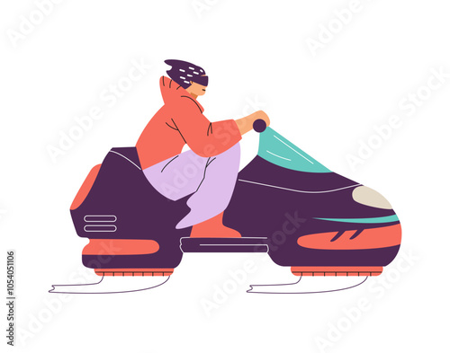 Man controls a flying hovercraft motorcycle.