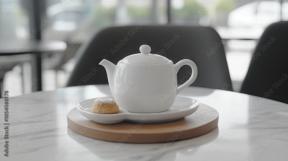 English afternoon tea with a teapot, delicate teacups, and small pastries for a classic experience. English afternoon tea with a teapot, delicate teacups, and small pastries for a classic experience.
