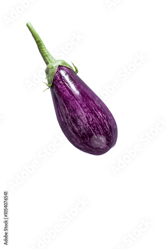 Wallpaper Mural Eggplant Graphite, spotted purple vegetable on isolated background. Raw berry, fresh nightshade fruit Torontodigital.ca