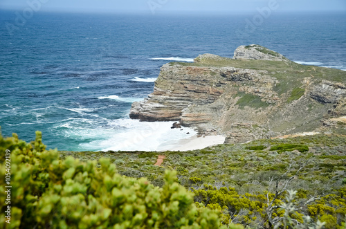 view from the sea / cape of good hope