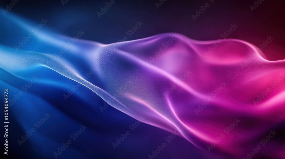 Obraz premium Smooth Electric Blue and Purple Gradient Background