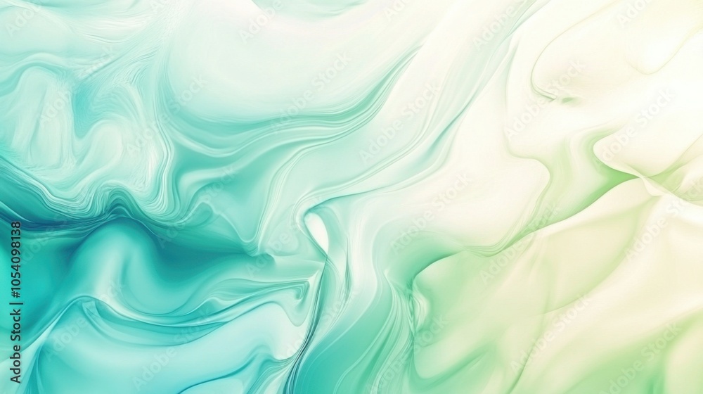 Obraz premium Soothing Blue Gradient Fluid Background