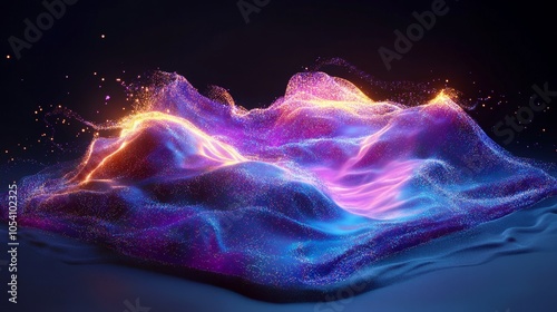 Stylized digital sandbox environment, vibrant colors, interactive elements, immersive textures, engaging virtual landscape, creative exploration space
