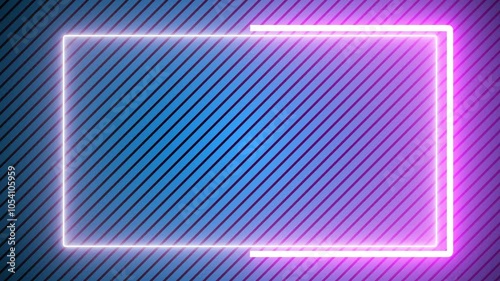 Futuristic pattern with blight neon light animation. Glowing Led Light Geometric Modern Texture. Seamless loop 4k Neon Radial Concentric full Animation Design. Triangle shape mosaic cyber surfac photo