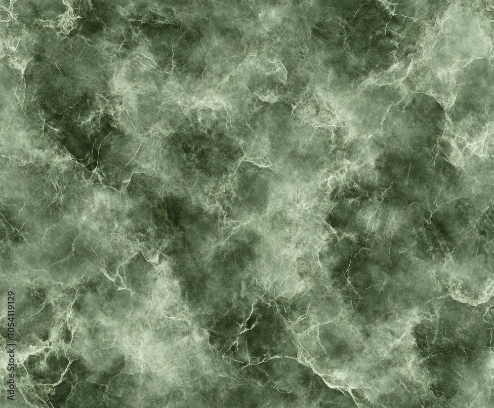 Fototapeta premium Green Marble Texture: Seamless Pattern for Backgrounds and Design