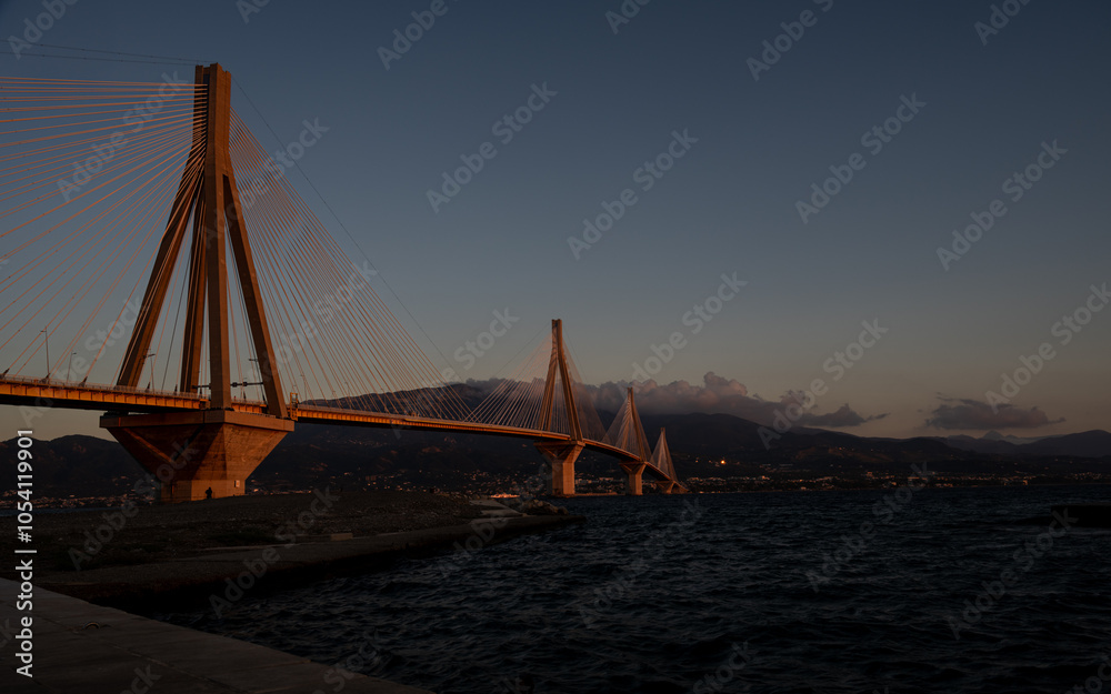 Obraz premium Rio-Andirrio Bridge in Greece
