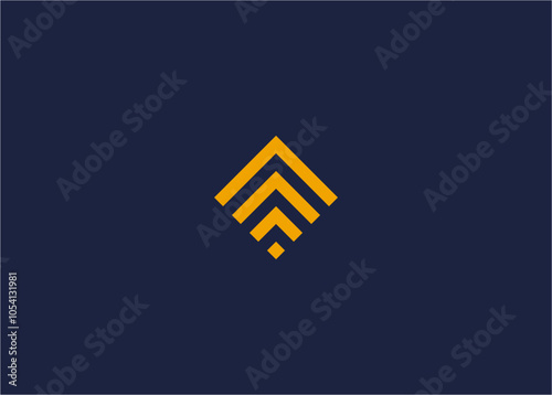 Letter aaa square logo icon design vector design template inspiration