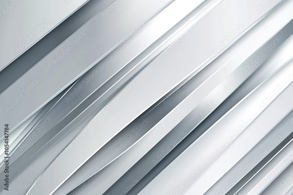 Obraz premium Abstract silver diagonal lines background.