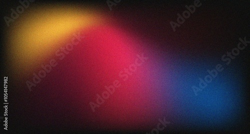 Abstract red yellow blue gradient background  for wallpaper Landscape banner