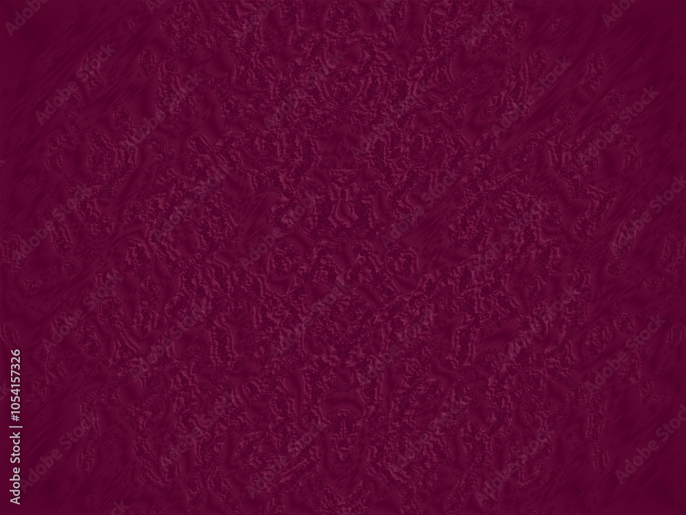 Fototapeta premium Ornate stylish festive background in red colors. Decorative bright old backdrop in light and dark tones. Cool creative image for postcard layout. Modern art of seamless pattern to wrapping paper.