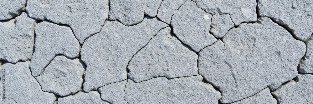 Obraz premium Rough and rugged grey rock surface with intricate patterns and textures, natural, intricate