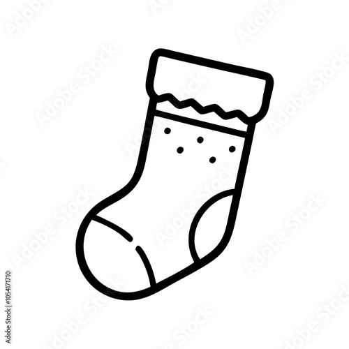Cozy Winter Sock Icon