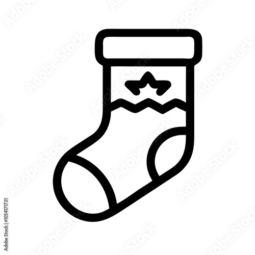 Cozy Winter Sock Icon