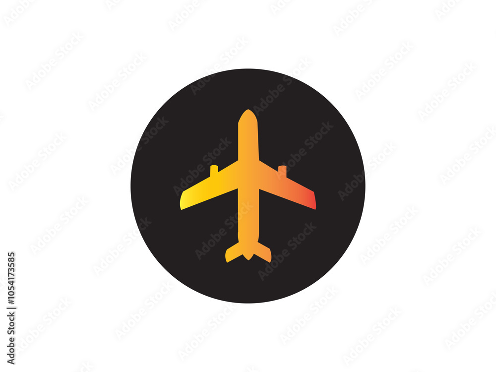 Fototapeta premium plane icon