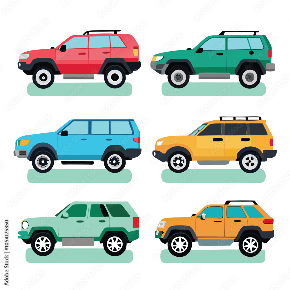 Fototapeta premium seamless background with cars