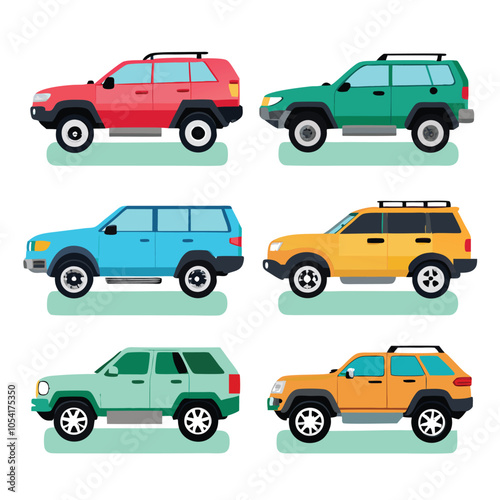 seamless background with cars