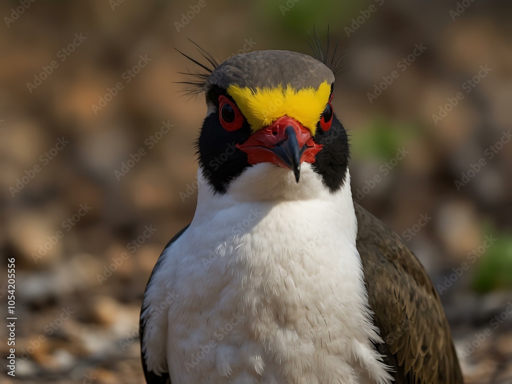 Obraz premium Masked Lapwing in Cairns, Australia.